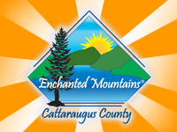 EM of Cattaraugus County: orange and white background