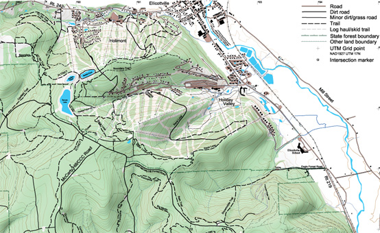 Mountain Biking trails in Ellicottville and McCarty Hill